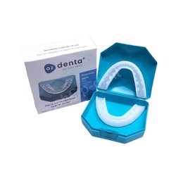 OzDenta Aquamarine szyna relaksacyjna na bruksizm przeciw zgrzytaniu zębami. 2 nakładki + pudełko