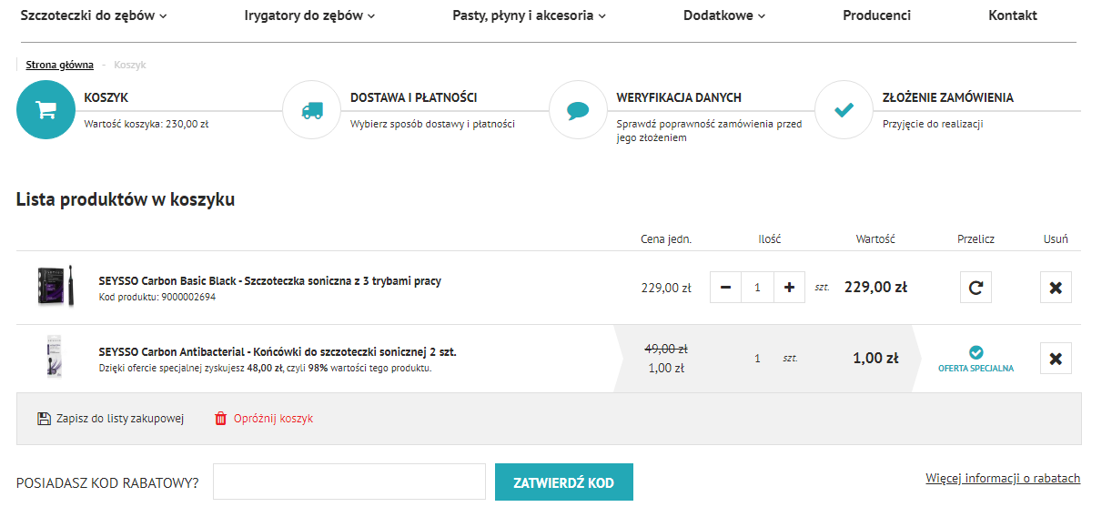 Instrukcja skorzystania z promocji