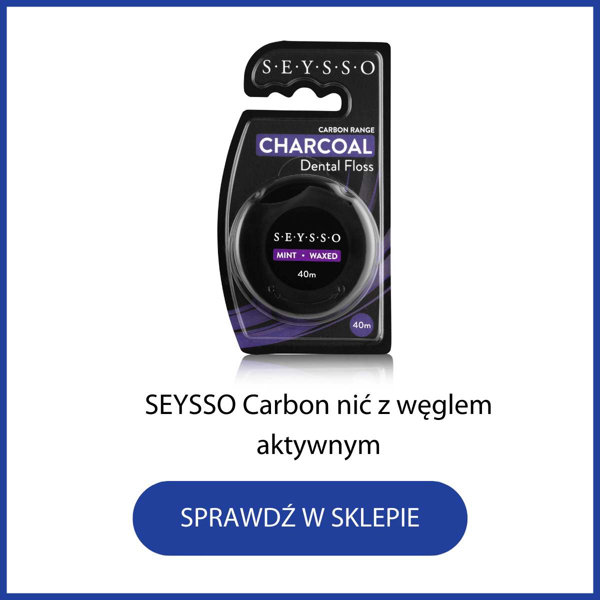 SEYSSO Carbon nić dentystyczna z węglem aktywnym