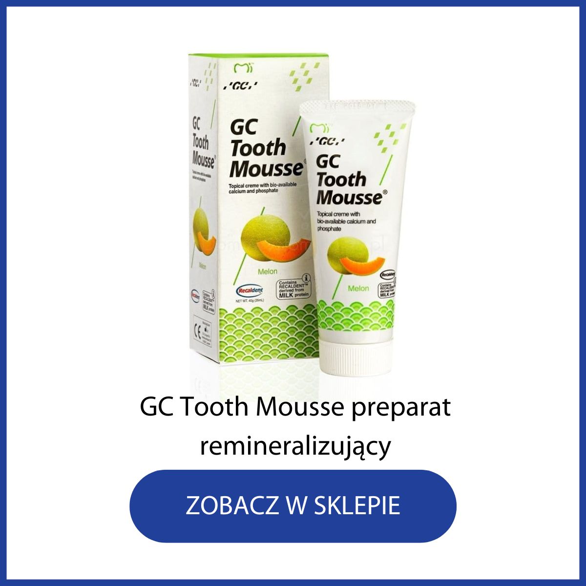 GC Tooth Mousse remineralizacja szkliwa zębów
