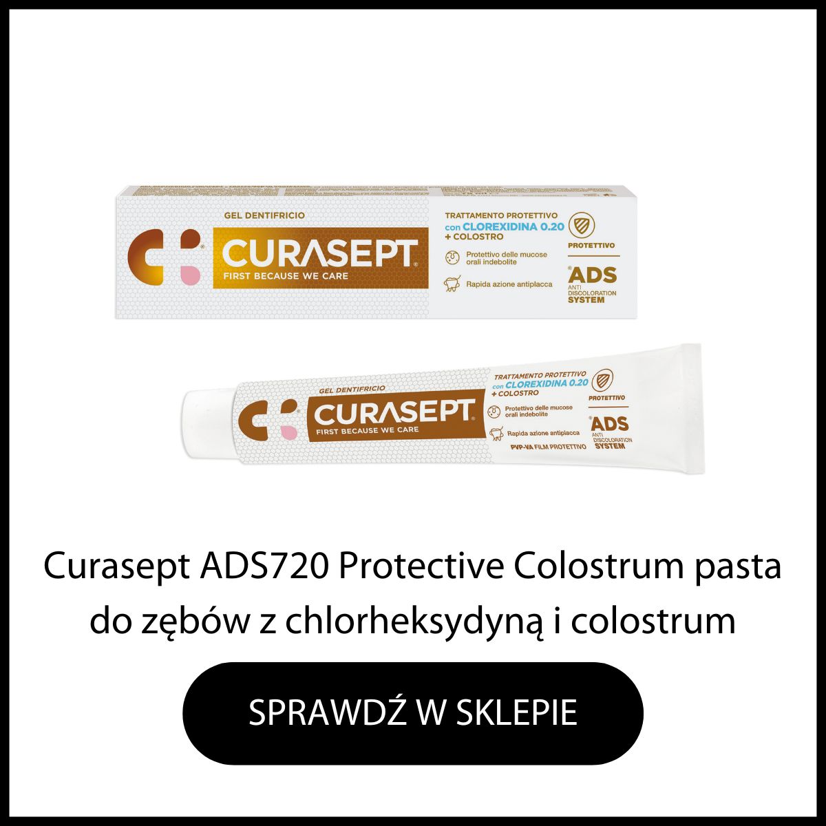 Curasept ADS720 Protective Colostrum pasta z chlorheksydyną i colostrum