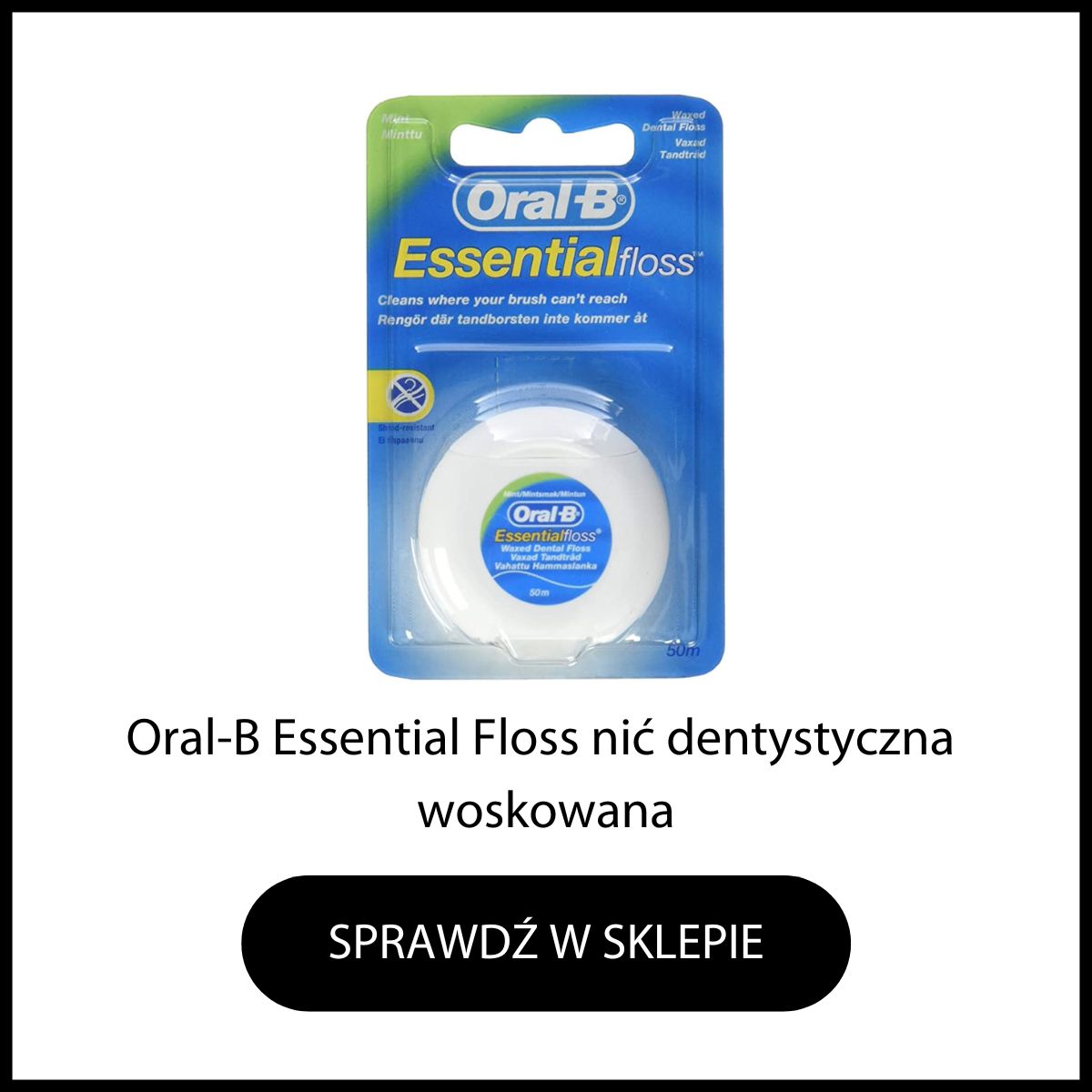 OralB Essential Floss nić dentystyczna woskowana