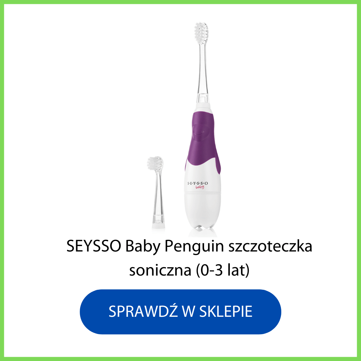 Seysso Baby Penguin szczoteczka soniczna dla dzieci