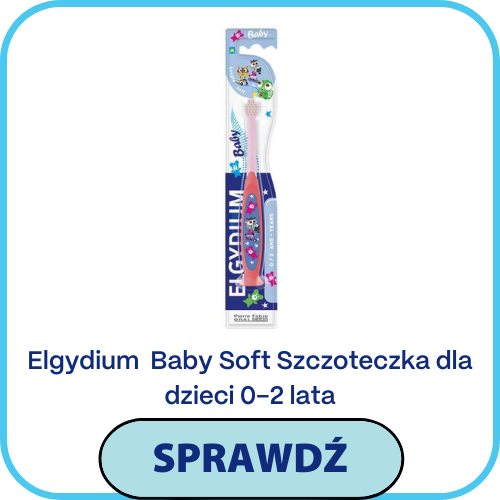 Pierwsza szczoteczka dla niemowląt Elgydium Baby
