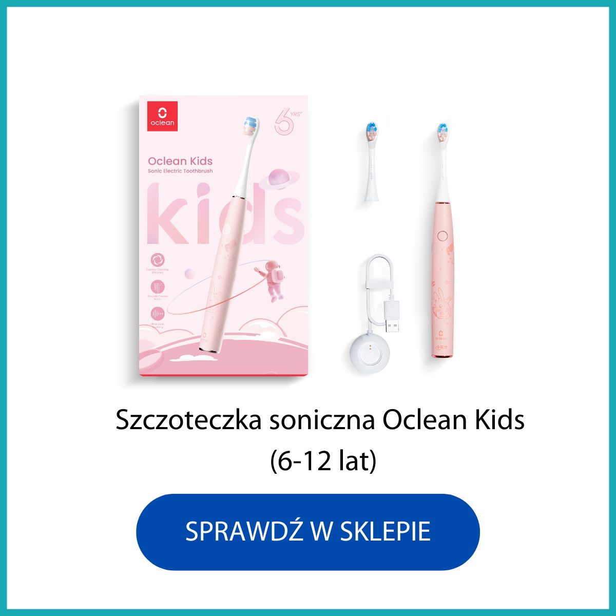 Szczoteczka soniczna dla dzieci Oclean Kids