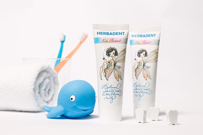 HERBADENT KIDS REMIN pasta do zębów dla dzieci z hydroksyapatytem bez fluoru 75 g herbadent-kids-remin-pasta-dla-dzieci