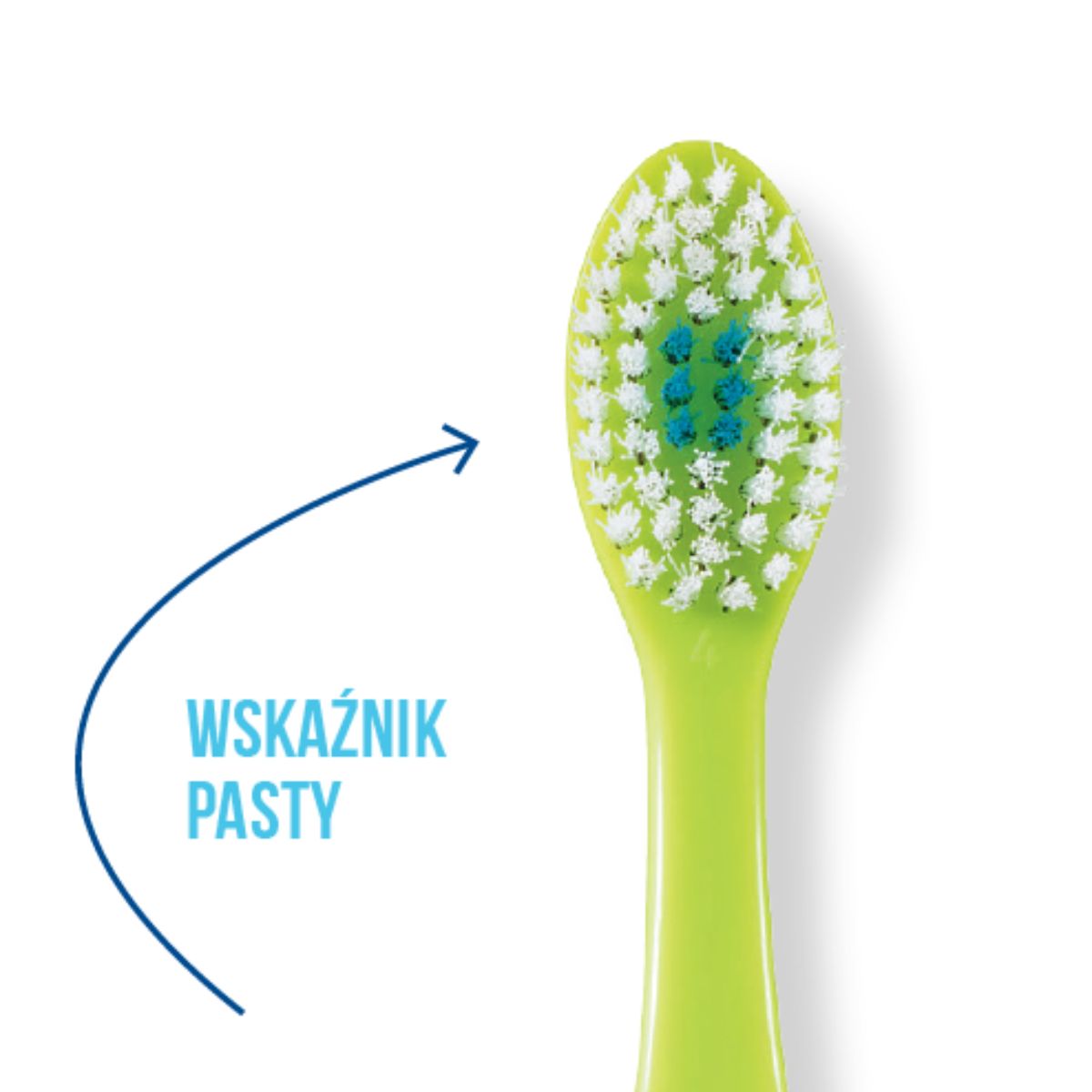 Wskaźnika ilosci pasty szczoteczka Jordan Step by Step 2