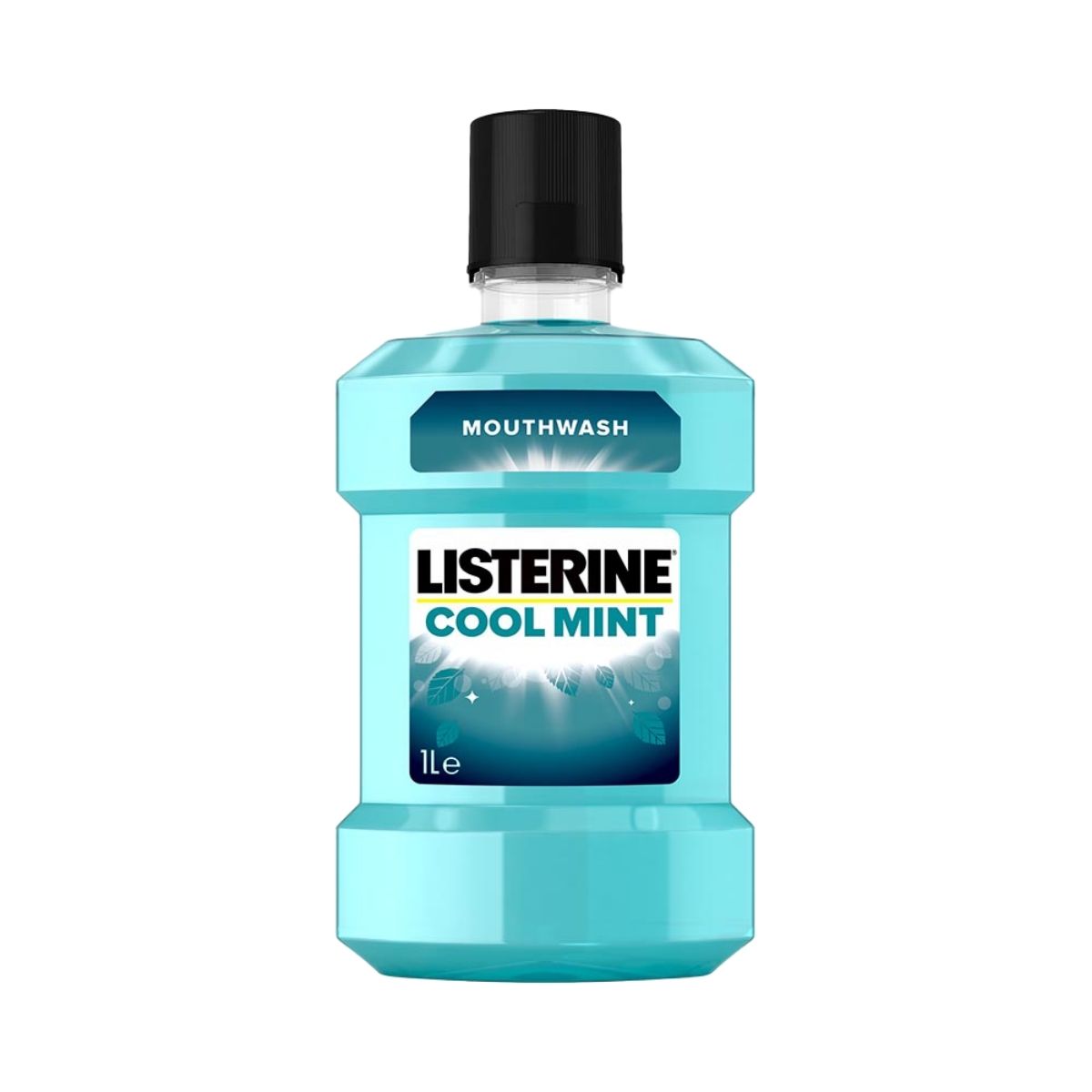 Listerine Cool Mint - Płyn do płukania ust, bez alkoholu 1L
