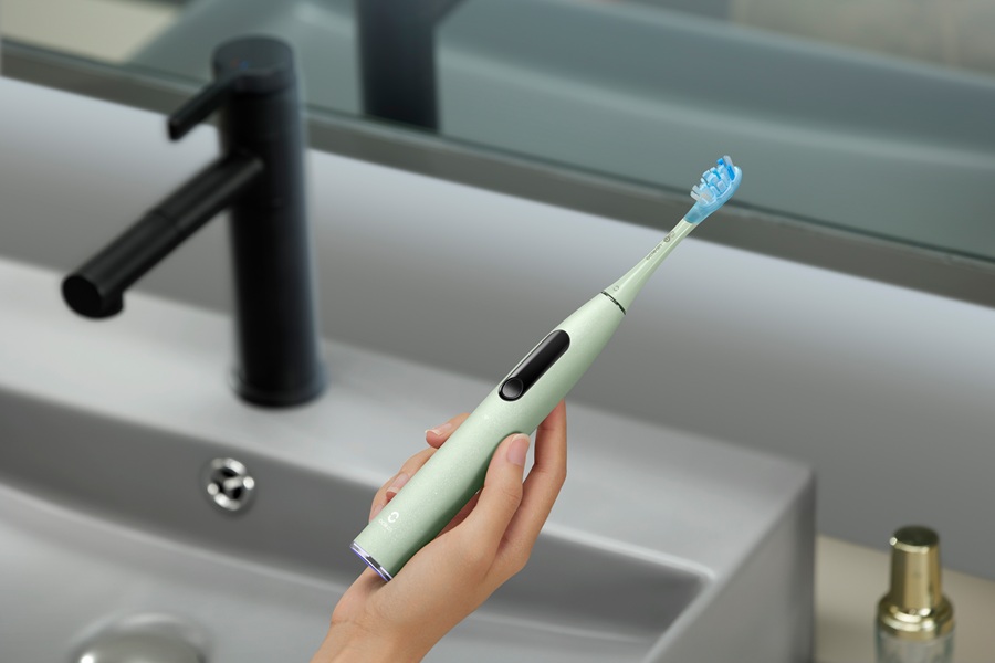 Oclean X Ultra 20 szczoteczka soniczna z ekranem dotykowym i przewodnictwem głosowym