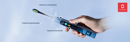 Oclean X10 soniczna szczoteczka stylowy design