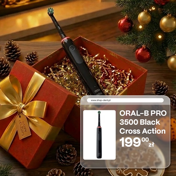 Prezent do 200 zł szczoteczka elektryczna oralb 3 3500 black