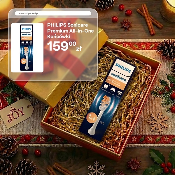  Prezent do 200 zł zapasowe końcówki philips sonicare a3 premium all in one