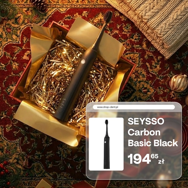  Prezent do 200 zł szczoteczka soniczna seysso carbon basic
