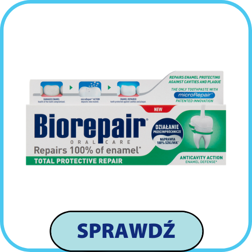 Ranking past na nadwrażliwosc zębów Biorepair pełna ochrona