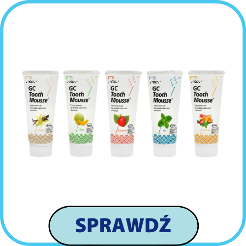 Ranking past na nadwrażliwosc zębów GC Tooth Mousse