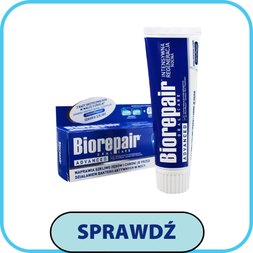 Ranking najlepszych past do zębów Biorepair Night remineralizująca pasta bez fluoru