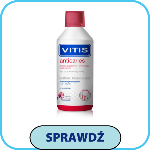 Ranking płynów do płukania jamy ustnej Vitis Anticaries