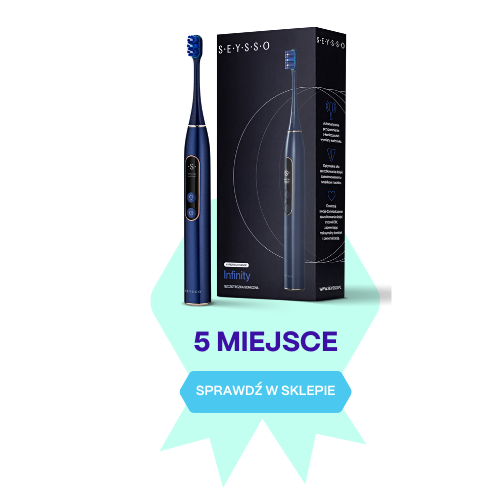ranking szczoteczek sonicznych miejsce 5 seysso hypertech infinity z ekranem LCD