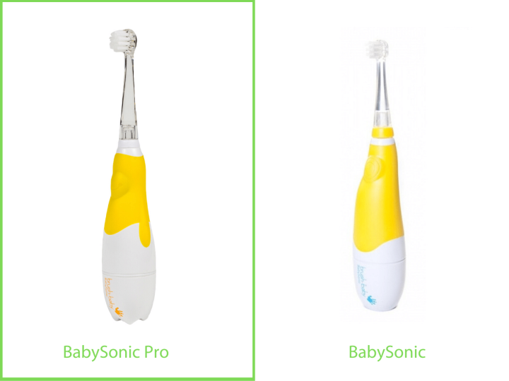 rożnica między Brush-Baby Sonic a Brush-Baby Pro