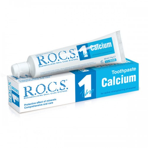 ROCS UNO Calcium remineralizująca pasta do zębów bez fluoru