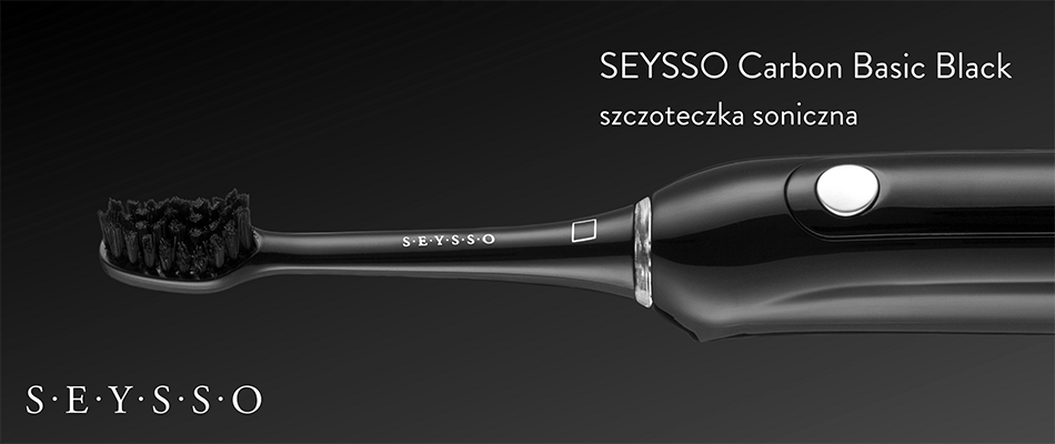 Seysso Basic Black szczoteczka soniczna czarna wyjątkowa jakość