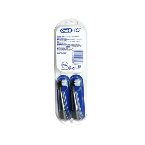ORAL-B iO Gentle Care Black końcówki do szczoteczki elektrycznej ORAL-B iO czarne 2 sztuki