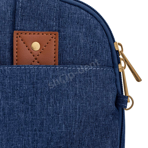 Feelo Mom Backpack Blue plecak dla mamy do wózka z matą do przewijania niebieski