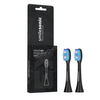 Końcówki Smilesonic DailyCare Black do szczoteczki sonicznej  – 2 sztuki