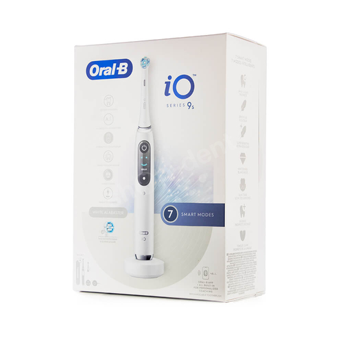 ORAL-B iO 9S White Alabaster Szczoteczka elektryczna magnetyczna z etui podróżnym