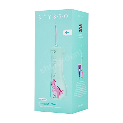 SEYSSO Kids Dinosaur Travel Coral Irygator do zębów dla dzieci