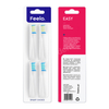Feelo Easy Końcówki do szczoteczki sonicznej 4 sztuki