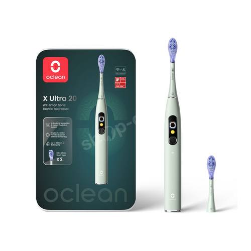Oclean X Ultra 20 Mint Szczoteczka soniczna z 2 końcówkami