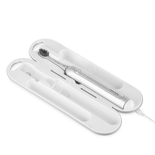 Zestaw SEYSSO Silver Professional Szczoteczka soniczna z etui i 4 końcówkami