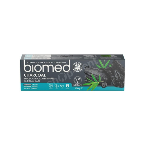 BIOMED CHARCOAL wybielająca pasta do zębów z aktywnym węglem 100 g