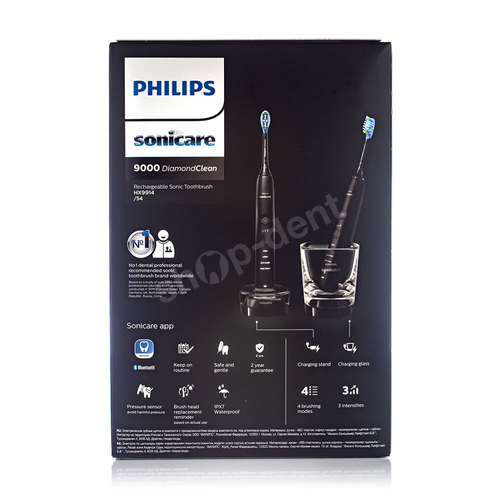 PHILIPS Sonicare Diamond Clean 9000 Black HX9914/54 Zestaw dwóch szczoteczek sonicznych