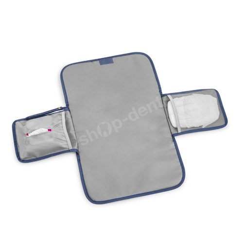 Feelo Mom Backpack Blue plecak dla mamy do wózka z matą do przewijania niebieski