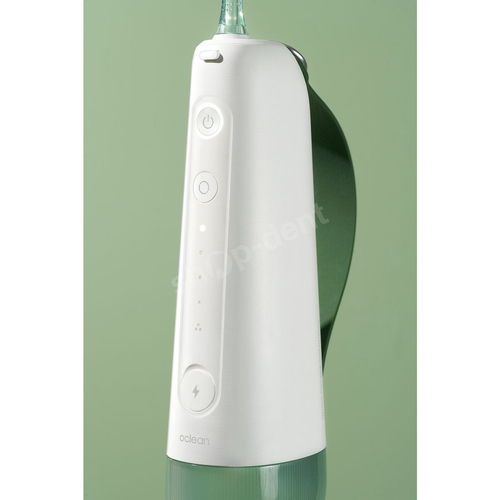 Oclean W10 Irygator dentystyczny bezprzewodowy zielony z 2 końcówkami