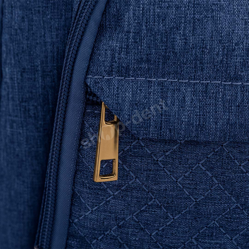 Feelo Mom Backpack Blue plecak dla mamy do wózka z matą do przewijania niebieski