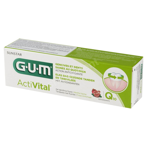 GUM ActiVital Pasta wspierająca zdrowie dziąseł z koenzymem Q10 i wyciągiem z granatu 75 ml