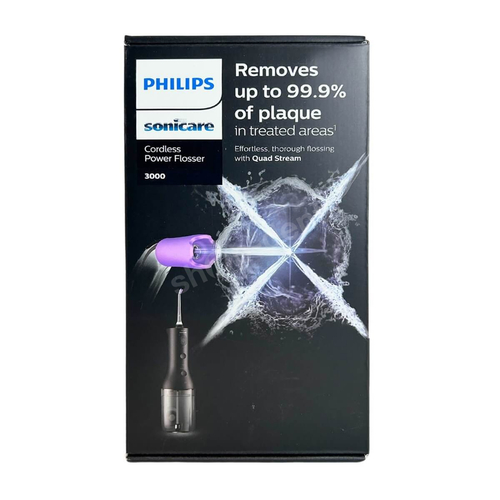PHILIPS Sonicare Cordless Power Flosser BLACK 3000 HX3826/33 Irygator do zębów bezprzewodowy