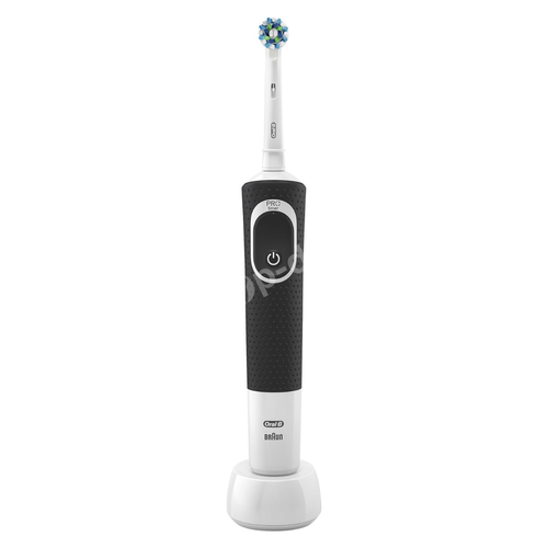 Zestaw szczoteczka elektryczna ORAL-B D100 Vitality Cross Action Black i pasta SEYSSO Carbon Black