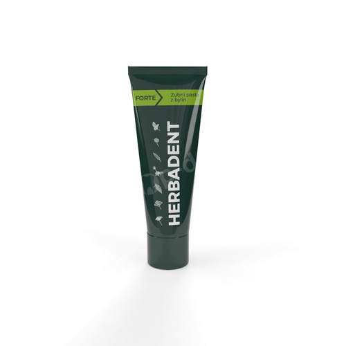 HERBADENT ORIGINAL Ziołowa pasta do zębów FORTE z fluorem 100 g