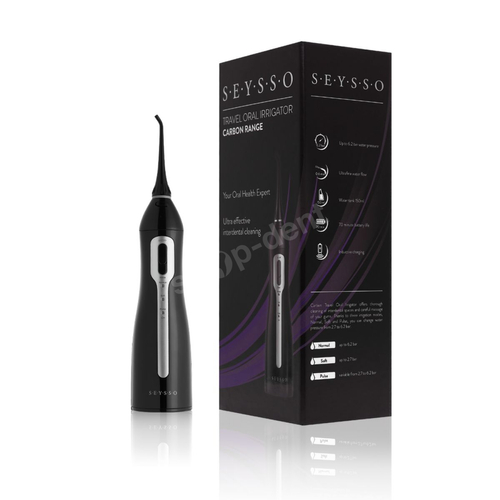 SEYSSO Carbon Zestaw szczoteczka soniczna Carbon Professional i irygator bezprzewodowy Carbon Travel