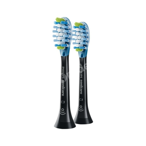 Końcówki PHILIPS Sonicare Premium Plaque Defence C3 Black HX9042/33 2 szt. do szczoteczki sonicznej Philips