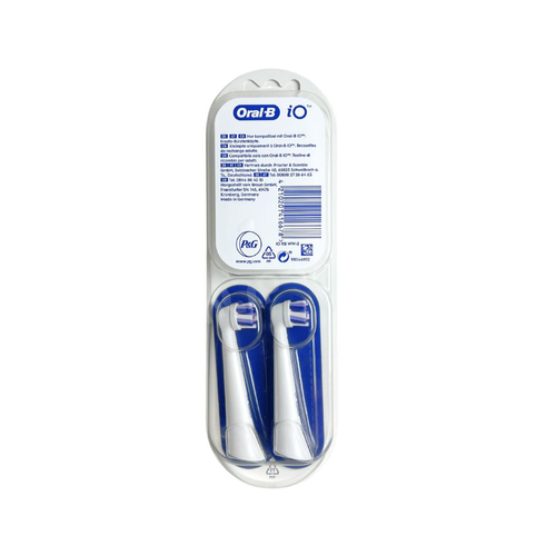 ORAL-B iO Radiant White końcówki do szczoteczki elektrycznej ORAL-B iO białe 2 sztuki