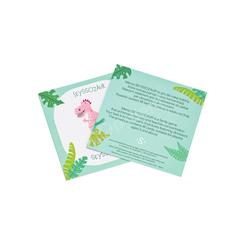 Zestaw SEYSSO Kids Dinosaur Coral szczoteczka soniczna i pasta Kids