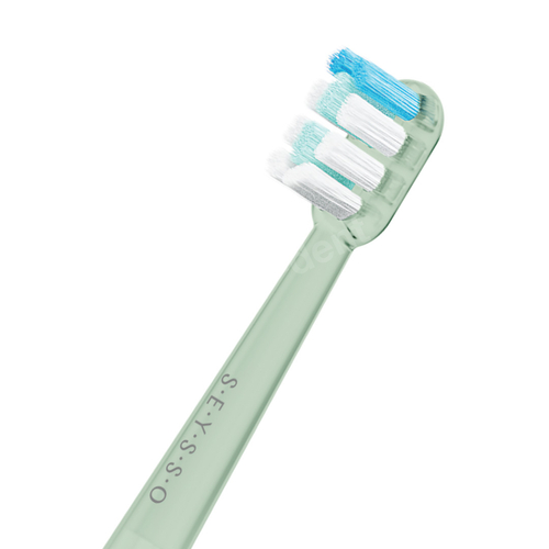SEYSSO Junior Deep Clean Green Końcówki Wymienne do szczoteczki sonicznej 2 sztuki