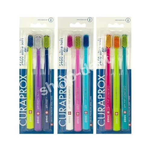 CURAPROX CS 5460 - Promocyjny zestaw wyjątkowych szczoteczek do zębów 3 sztuki