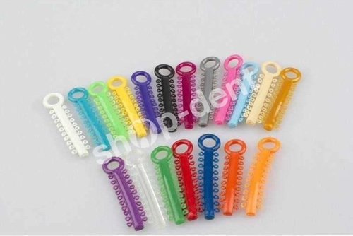 Ligatury Uno - Kolorowe gumki ortodontyczne 26 szt.