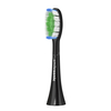 Końcówki Smilesonic Shiny White Black do szczoteczki sonicznej czarne – 2 sztuki